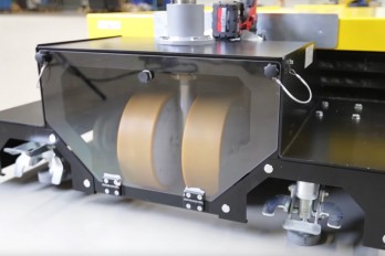 Heavy duty platform motorized by Series 300I wheels